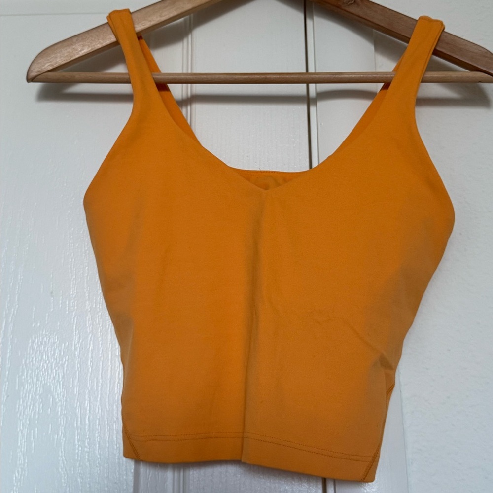 Align Tank in Bright Orange